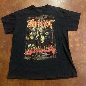 Slipknot Shirt Adult Sz XL The Devil In Tour VHS Band Tee